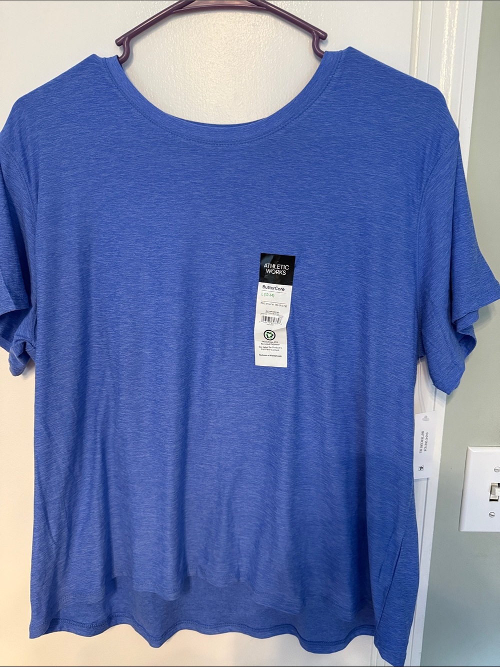 Athletic Works Royal Blue Short Sleeve Women's Tee
